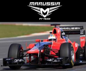 пазл Marussia MR01 - 2012 -